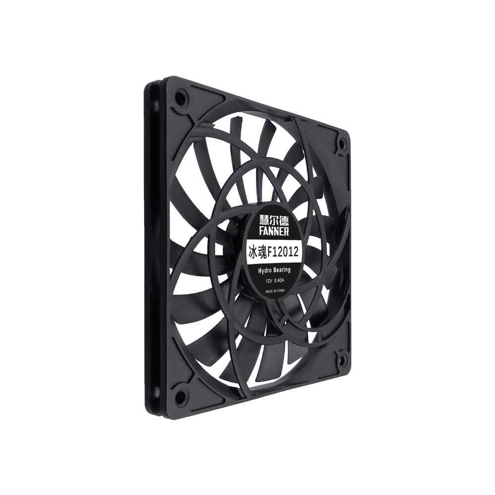 QUẠT TẢN NHIỆT SUPER SLIM FANNER F-12012 BLACK (MÀU ĐEN/ 120MM/ MỎNG 12MM)