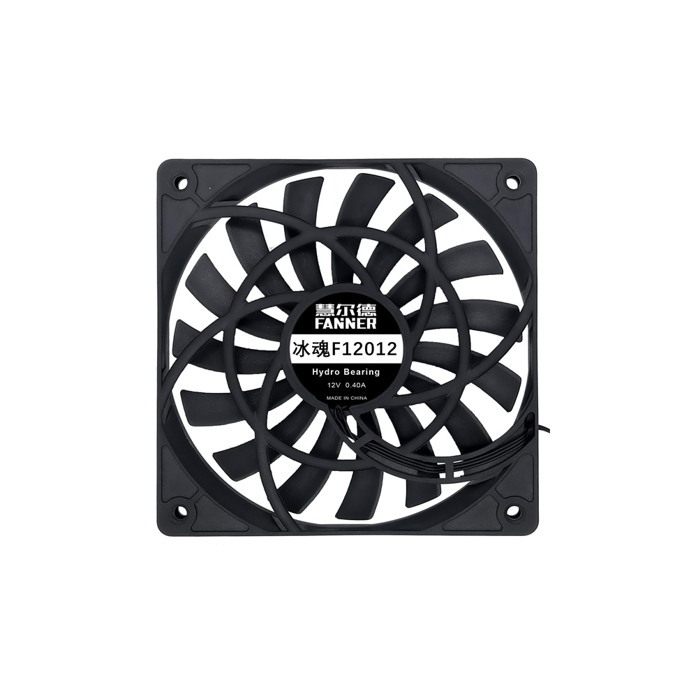 QUẠT TẢN NHIỆT SUPER SLIM FANNER F-12012 BLACK (MÀU ĐEN/ 120MM/ MỎNG 12MM)