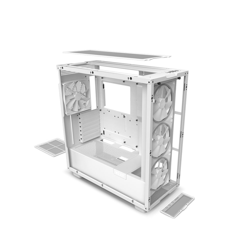 Vỏ Case NZXT H7 Elite White (Màu trắng)