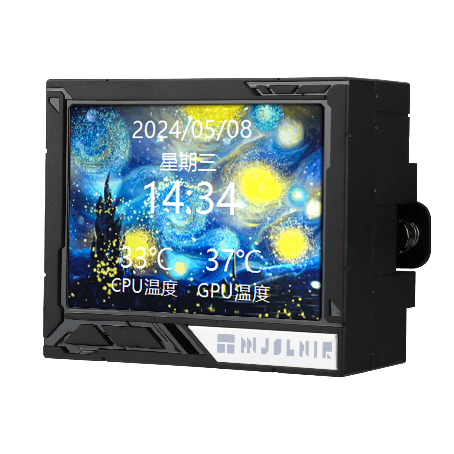 Tản nhiệt nước THERMALRIGHT Mjolnir VISION 360 BLACK ARGB (MÀU ĐEN/Màn LCD)