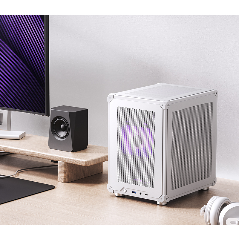 VỎ CASE JONSBO C6 WHITE (MINI TOWER/MÀU TRẮNG)