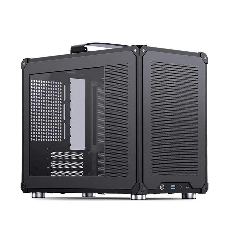 VỎ CASE JONSBO C6 MAX BLACK (MINI TOWER/MÀU ĐEN)