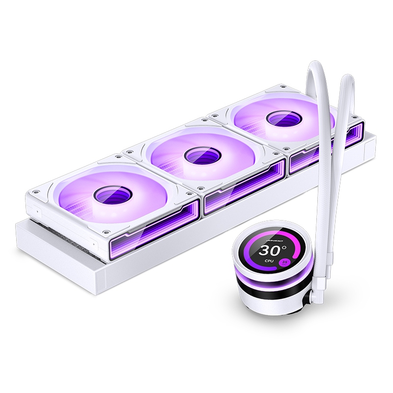 TẢN NHIỆT NƯỚC AIO JONSBO TF2-360SC WHITE (MÀU TRẮNG/ MÀN LCD)