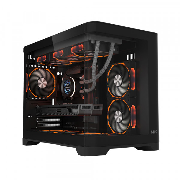 VỎ CASE MIK FOCALORS M BLACK (MÀU ĐEN/ M-ATX/ITX)