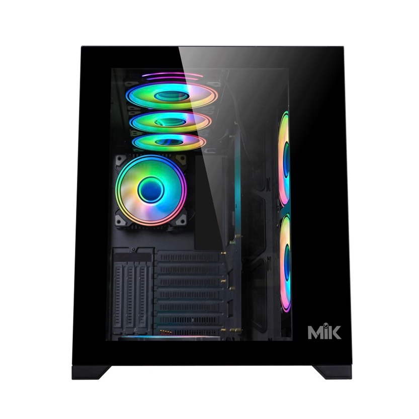 Vỏ Case MIK LV12 - Black (iTX, mATX, ATX)