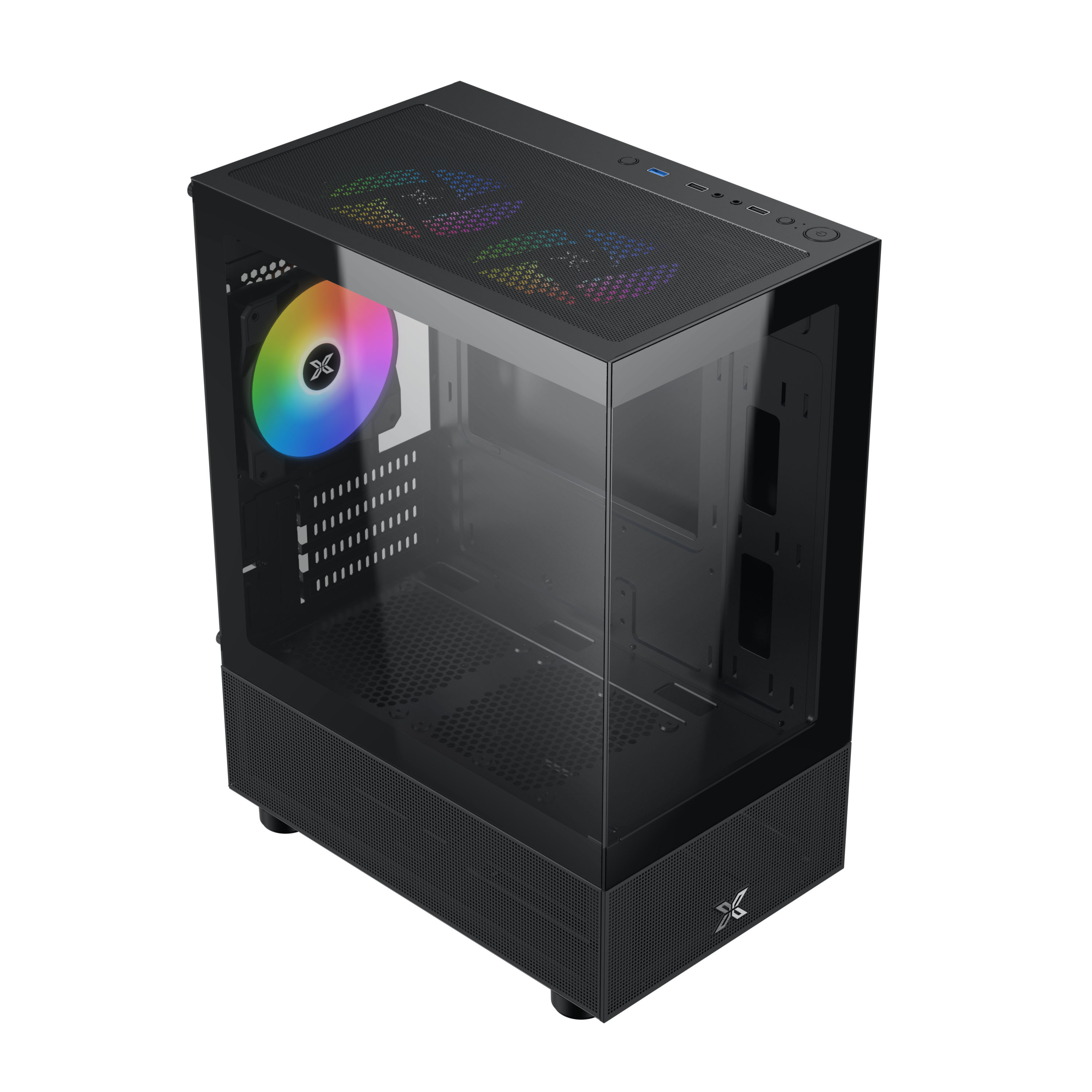 VỎ CASE XIGMATEK ENDORPHIN M II 3F (M-ATX/ MÀU ĐEN/ SẴN 3 FAN RGB FIXED)