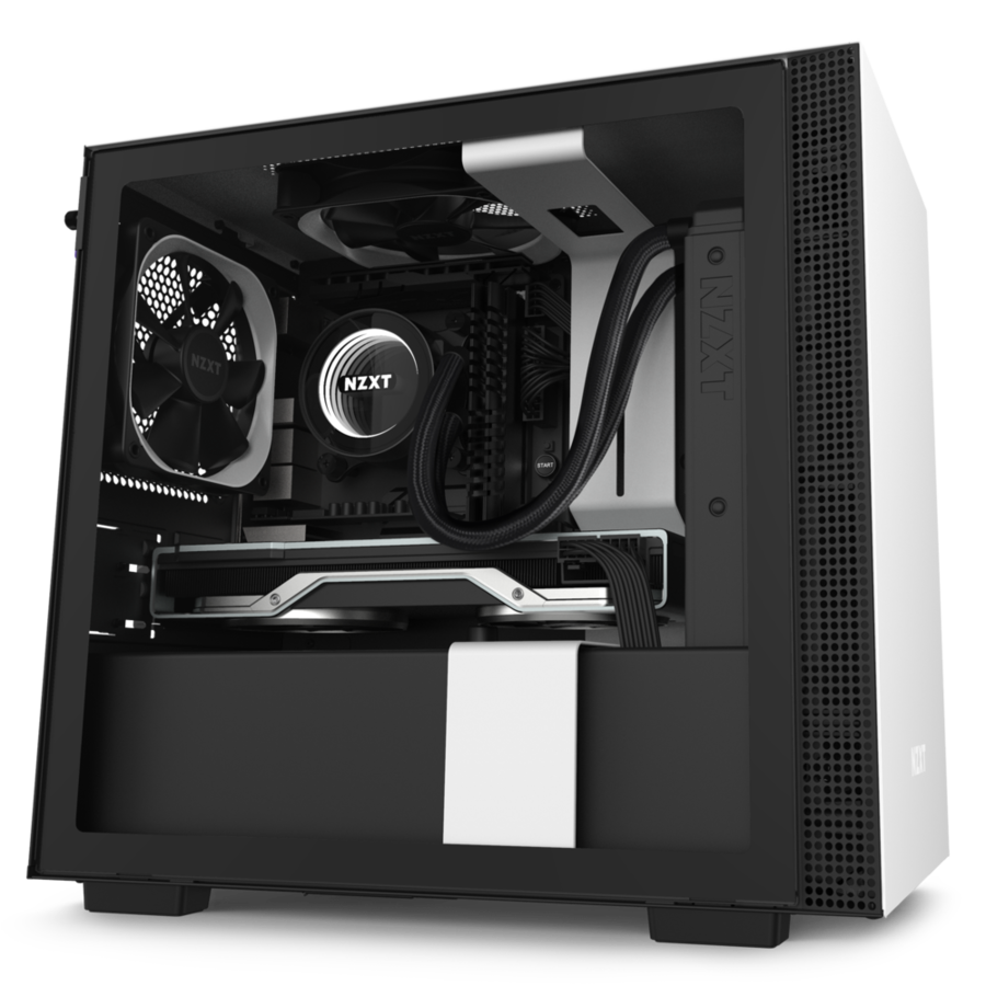 Vỏ Case NZXT H210 MATTE WHITE (TRẮNG)