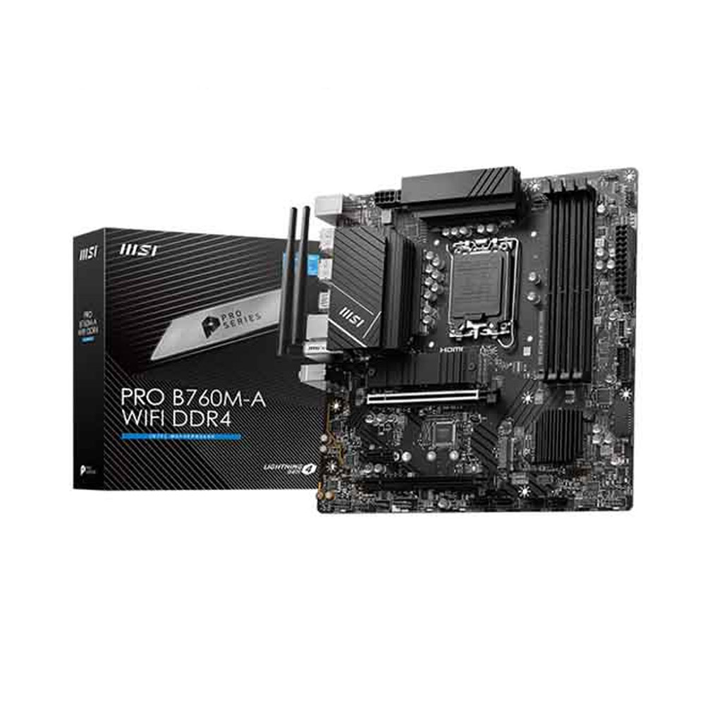 Mainboard MSI PRO B760M-A WIFI DDR4 (MATX/ Bluetooth)