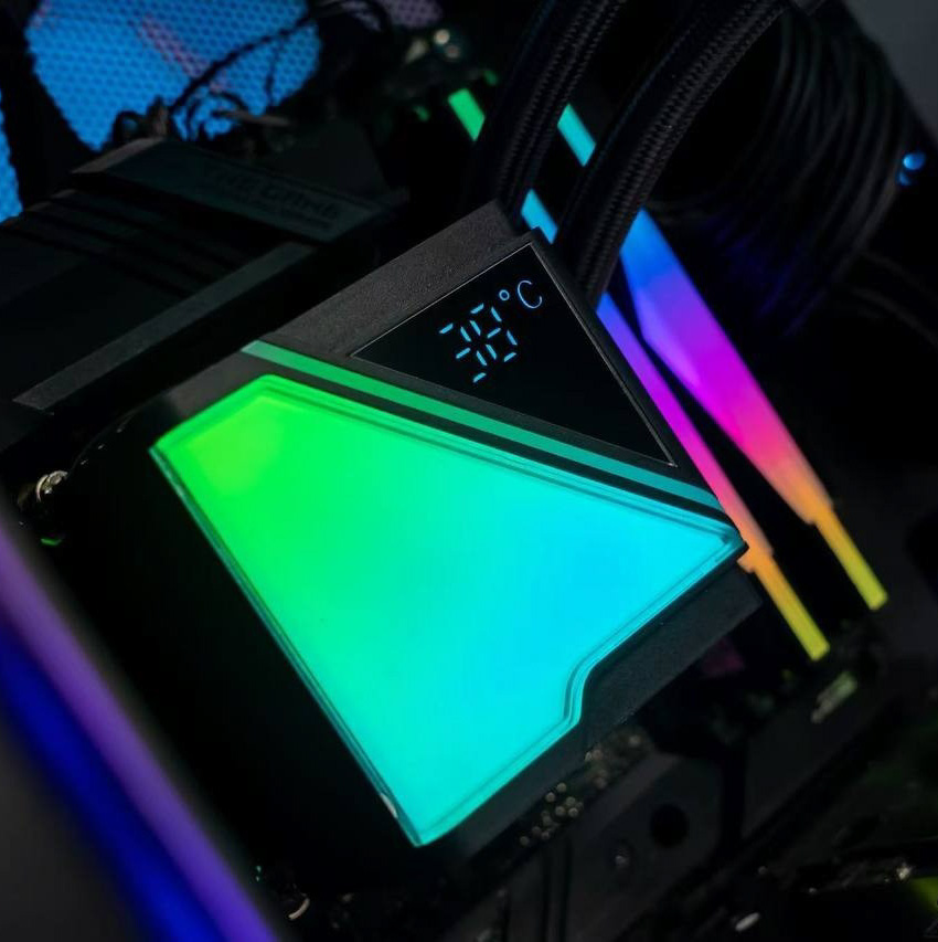 TẢN NHIỆT AIO JUNGLE LEOPARD STELLAR REALM 360 BLACK (MÀU ĐEN/ DIGITAL/ LED ARGB)