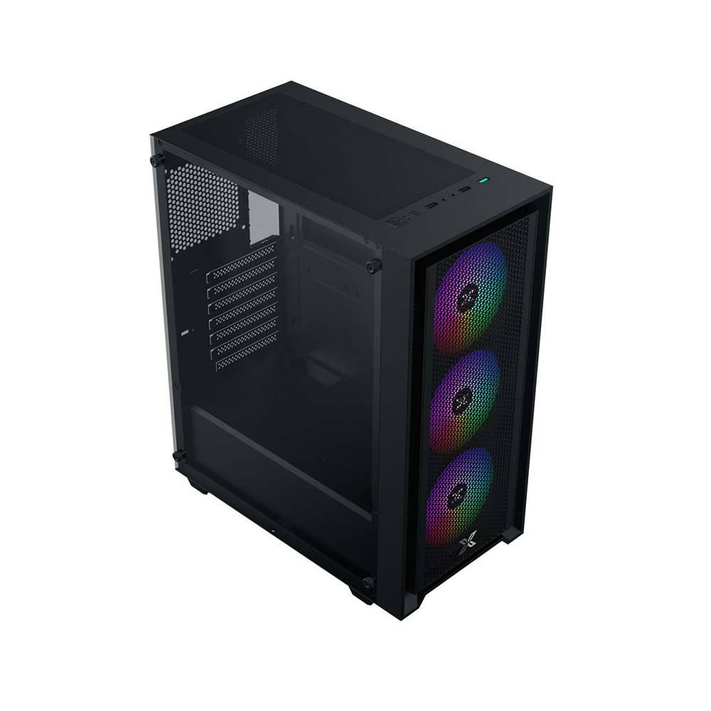 VỎ CASE MÁY TÍNH XIGMATEK SKY II 3F (Màu Đen/ Kèm 3 fan RGB)