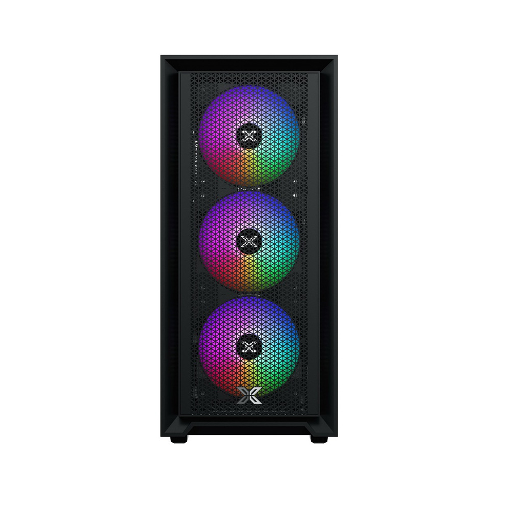 VỎ CASE MÁY TÍNH XIGMATEK SKY II 3F (Màu Đen/ Kèm 3 fan RGB)