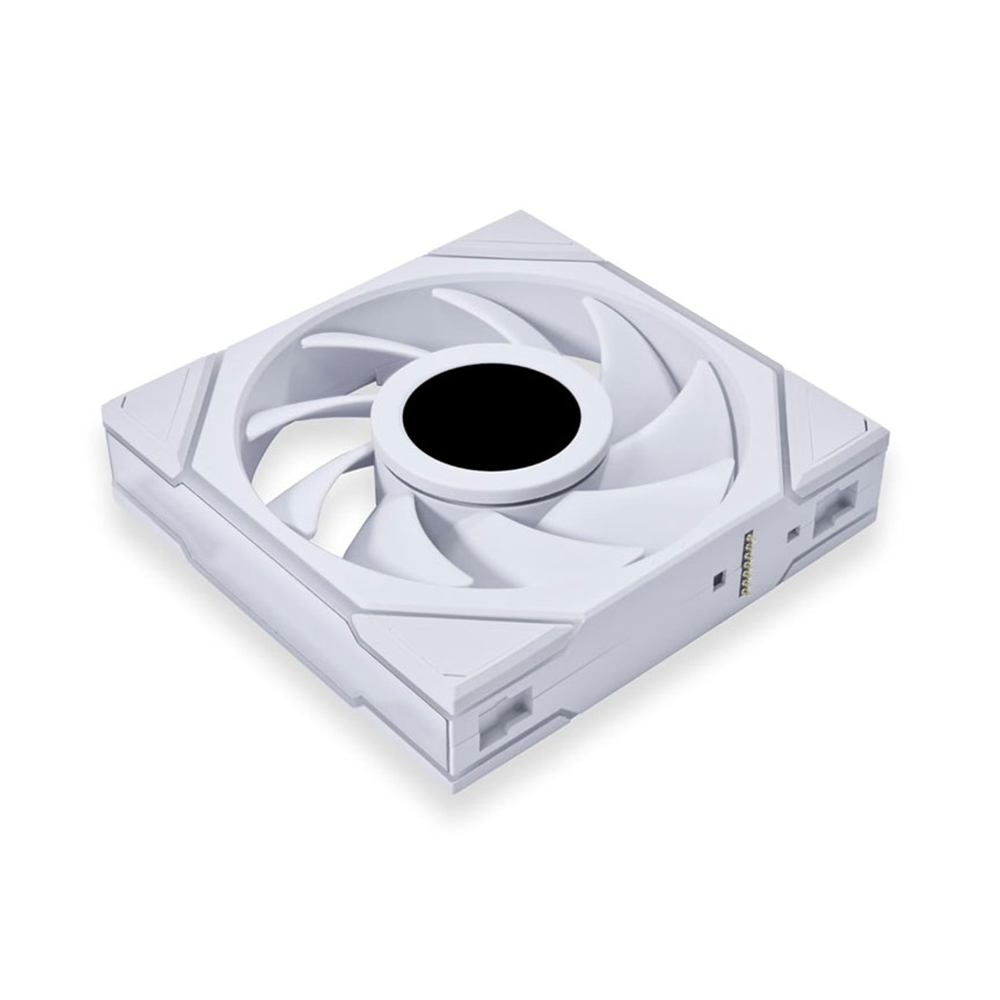 FAN CASE LIAN LI TL120 LCD TRIPLE PACK WITH CONTROLLER WHITE (BỘ 3 FAN/Màn Hình LCD/ MÀU TRẮNG)
