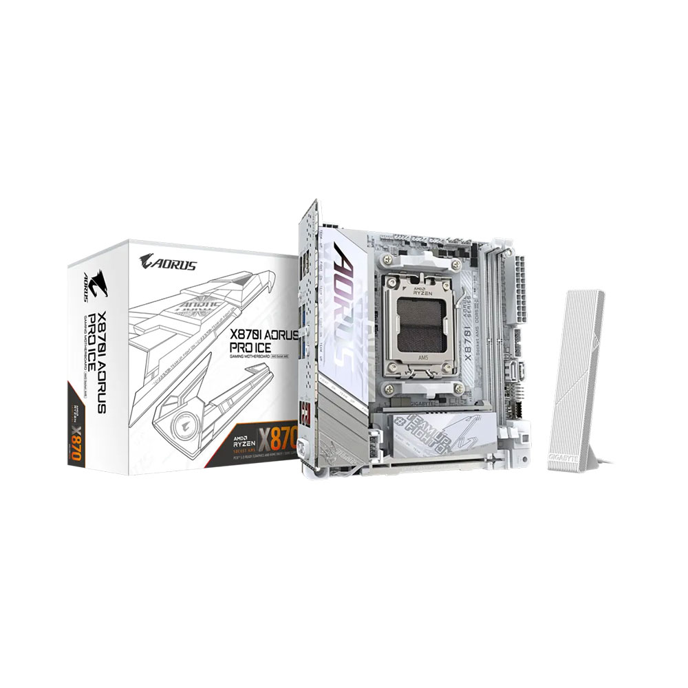 MAINBOARD GIGABYTE X870I AORUS PRO ICE DDR5 (WIFI/ BLUETOOTH)