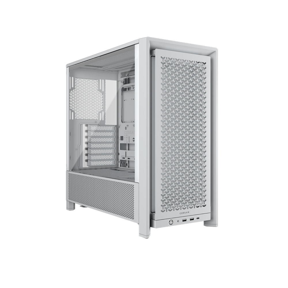 Vỏ máy tính CORSAIR FRAME 4000D WHITE (MÀU TRẮNG/ MID TOWER/ ATX/ USB-C)