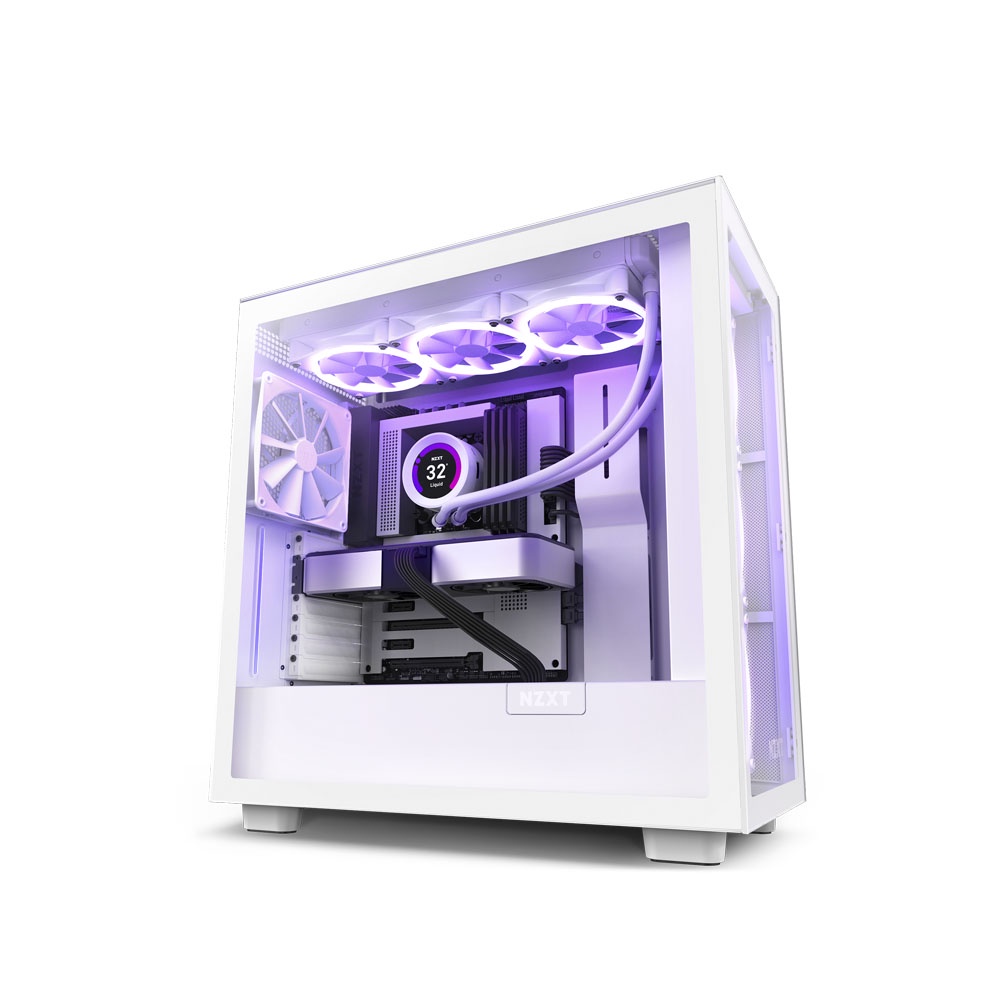 Vỏ Case NZXT H7 Elite White (Màu trắng)