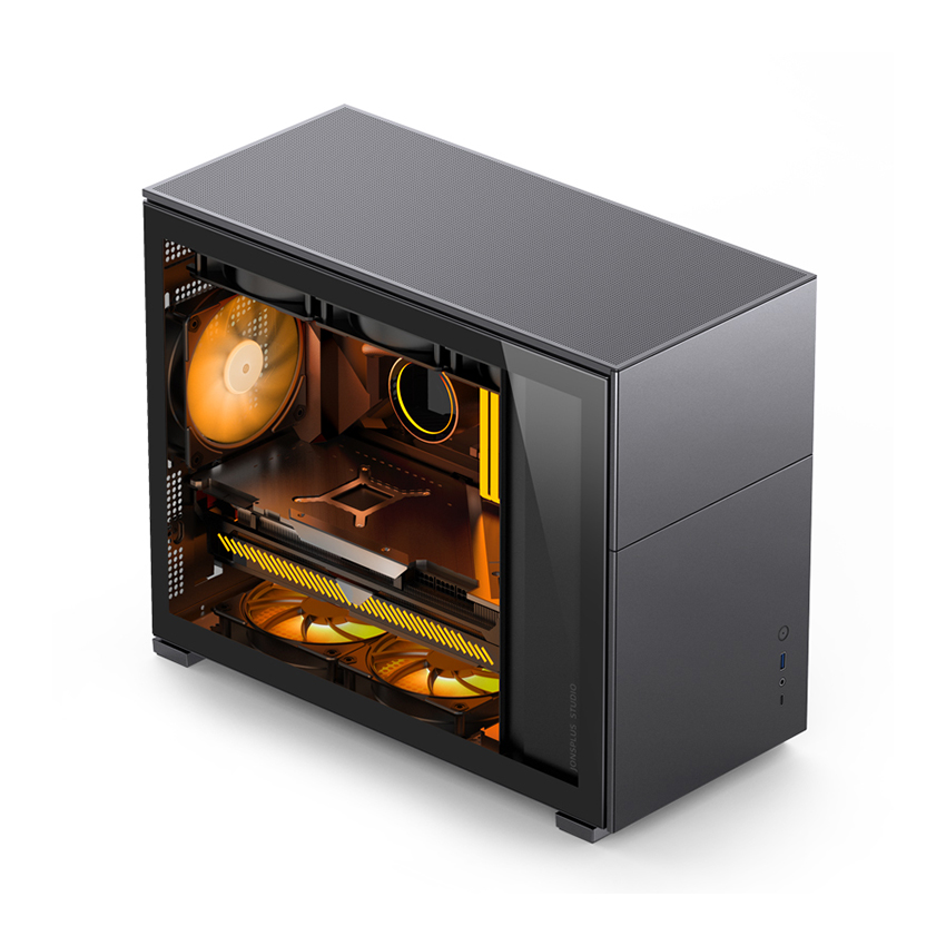 VỎ CASE JONSBO D31 STD BLACK (MINI TOWER/MÀU ĐEN)