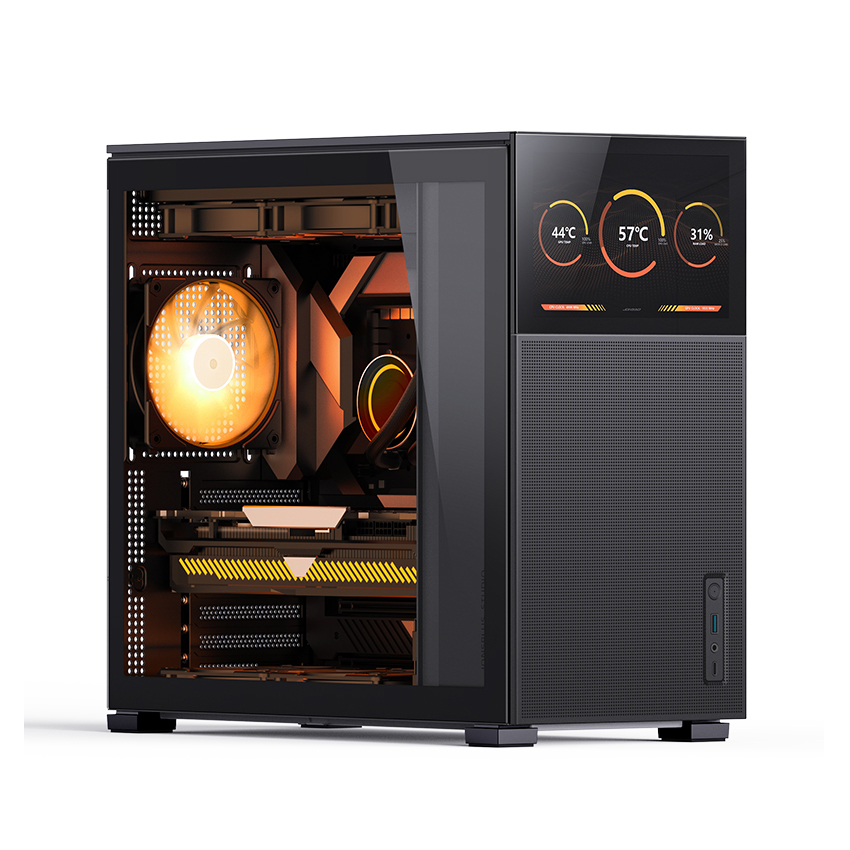 VỎ CASE JONSBO D41 MESH SCREEN BLACK (MID TOWER/MÀU ĐEN)