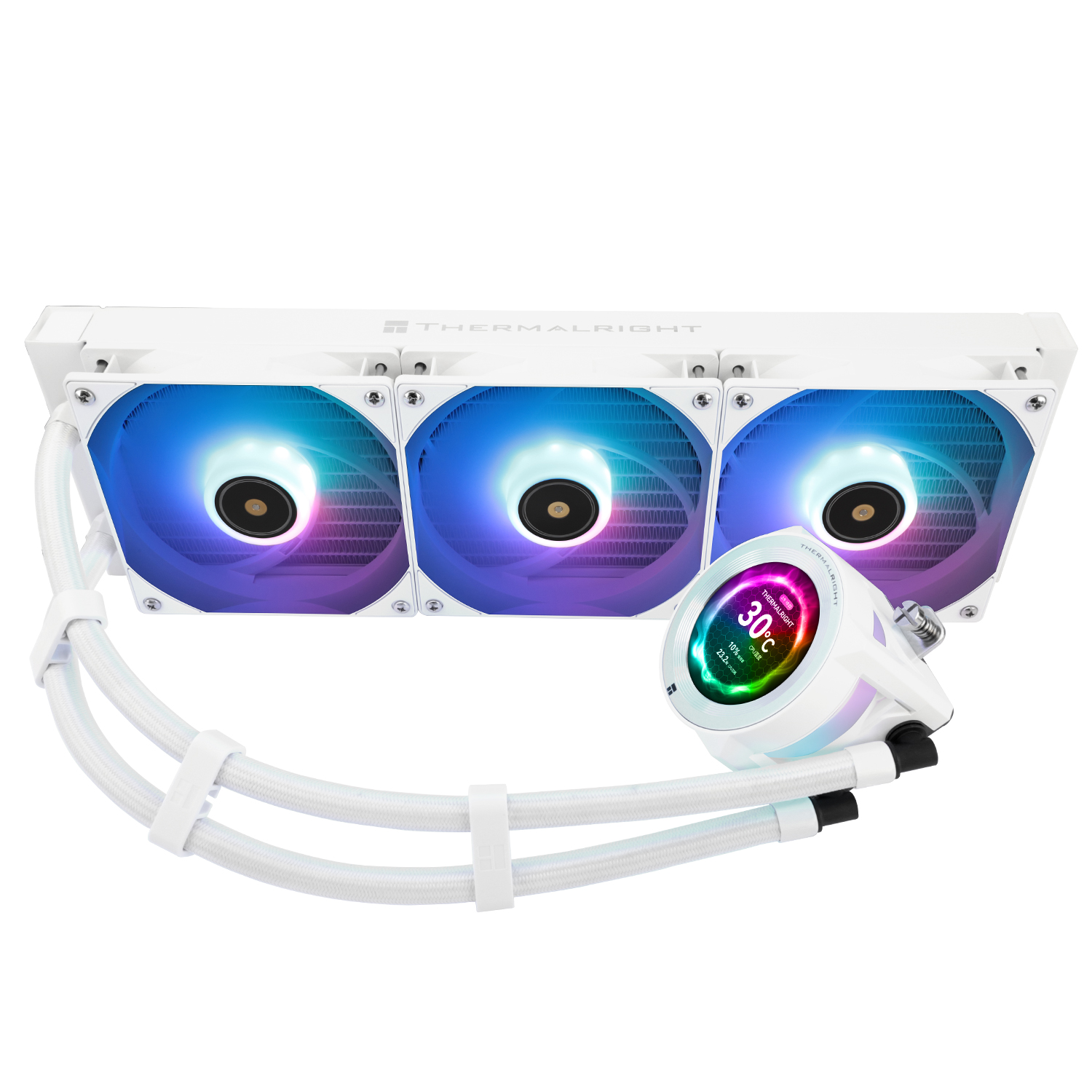 TẢN NHIỆT NƯỚC AIO THERMALRIGHT CORE VISION 360 WHITE ARGB (MÀU TRẮNG/Màn LCD)