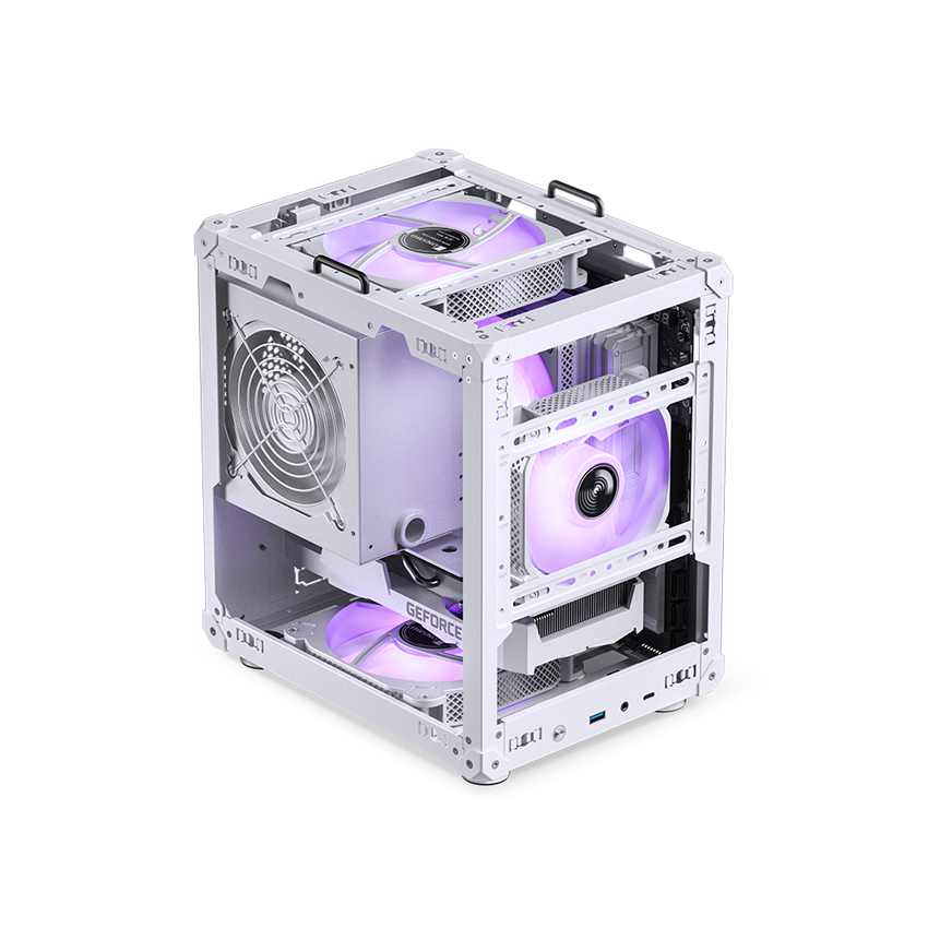 VỎ CASE JONSBO C6 HANDLE WHITE (MINI TOWER/MÀU TRẮNG)