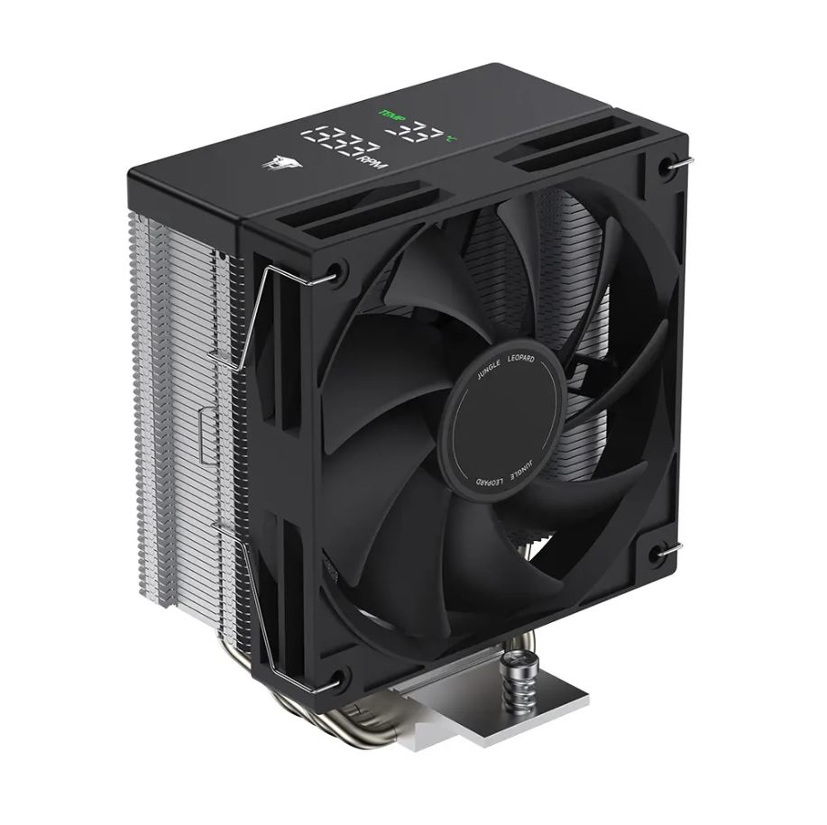 Tản Nhiệt Khí Jungle Leopard AF401 Digital Black (Màu đen/Hiển thị nhiệt độ)