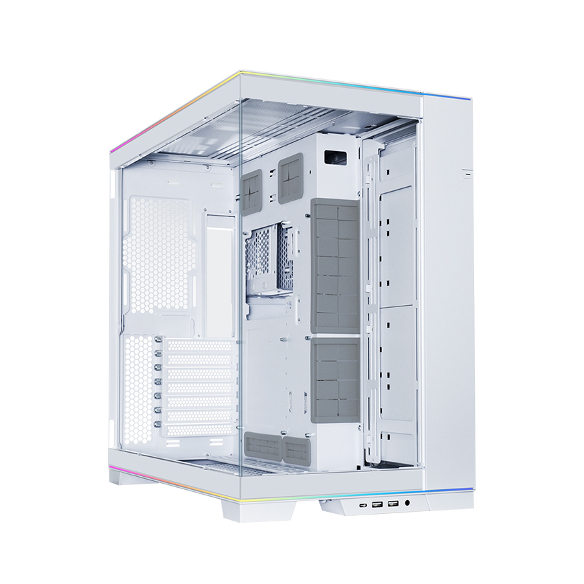 Vỏ Case LIAN LI O11D EVO RGB WHITE (EATX/ FULL TOWER/ MÀU TRẮNG)
