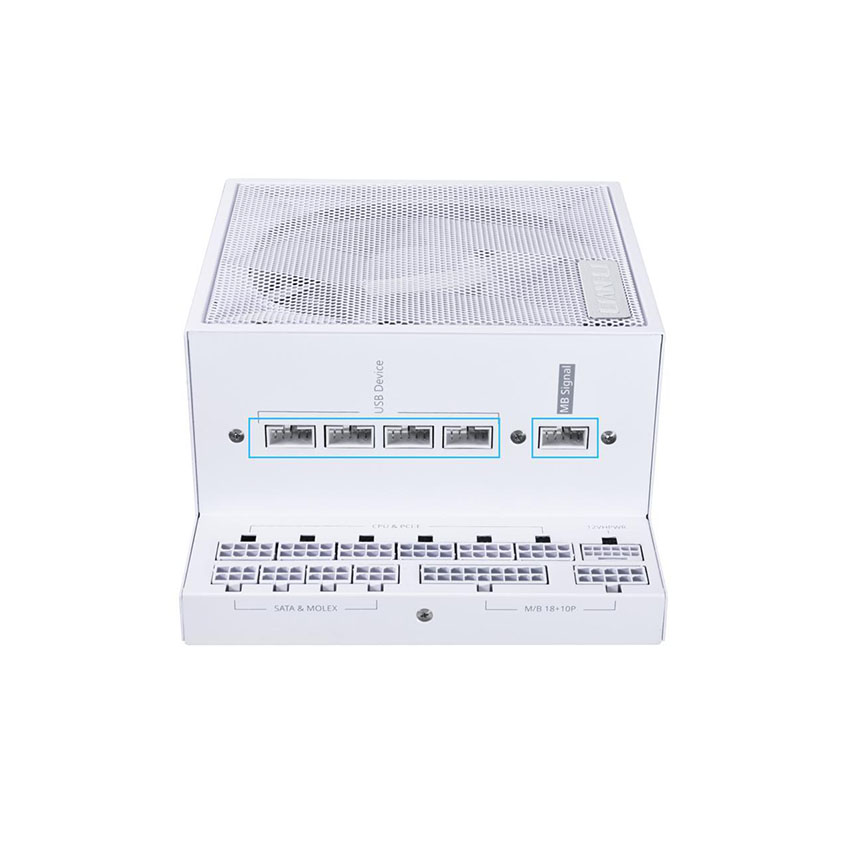 Nguồn LIAN LI EDGE series EG1300 WHITE - 1300W (ATX3.1/80+Platinum/Full Modular/Màu Trắng)