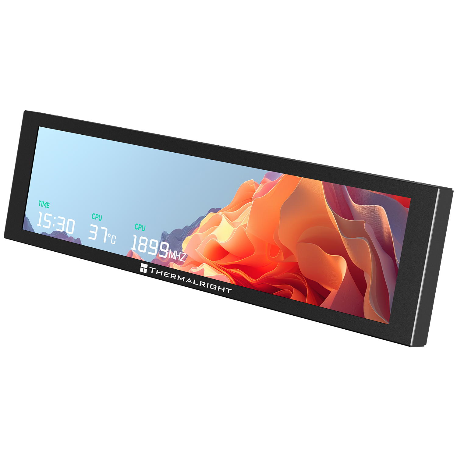 MÀN HÌNH PHỤ THERMALRIGHT TROFEO VISION LCD 9.16 inch BLACK (MÀU ĐEN/ Hiển Thị Video & Thông Số PC)