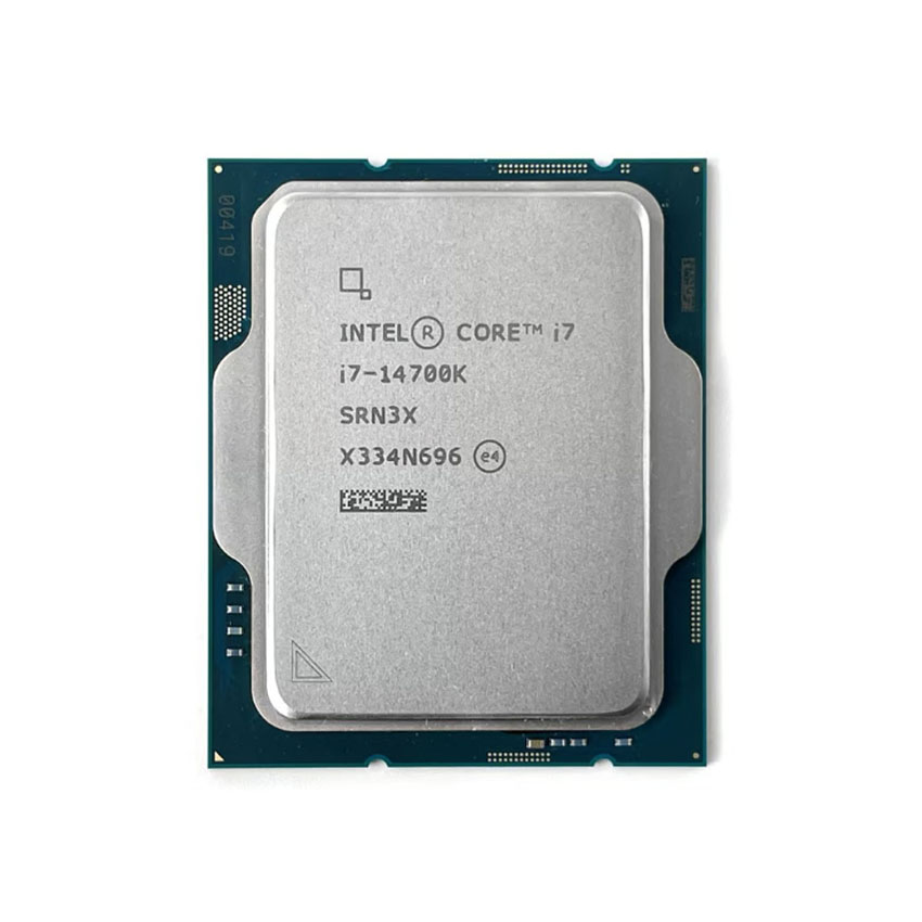CPU INTEL CORE I7 14700K TRAY NEW (Up to 5.6GHz, 20 Nhân 28 Luồng, 33MB Cache, 125W) - Socket Intel LGA 1700/Raptor Lake)