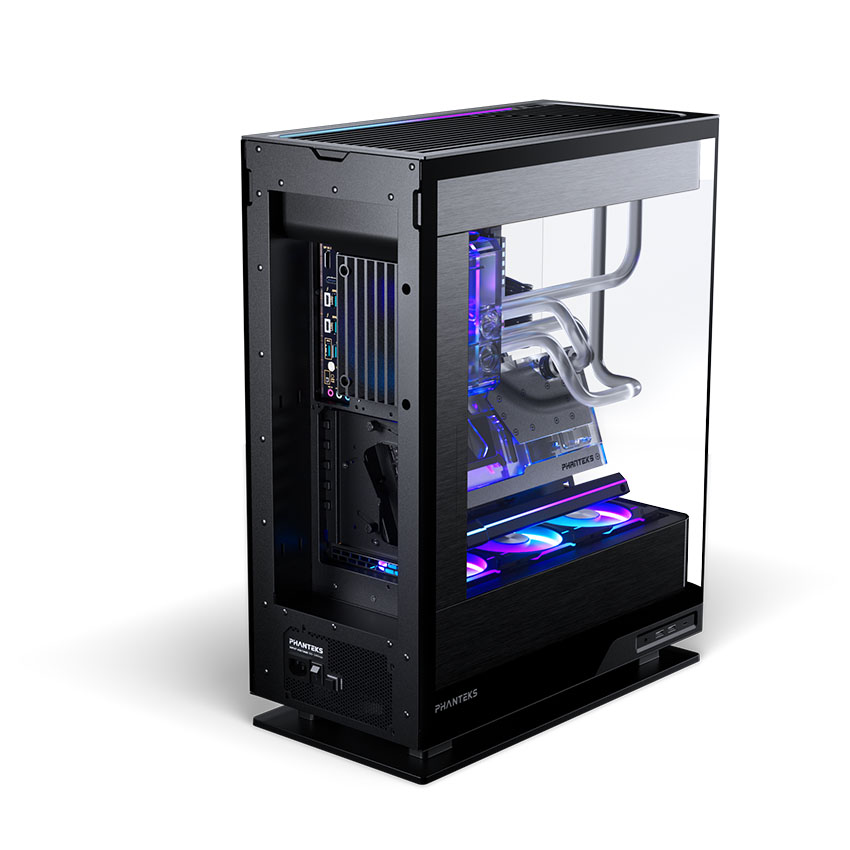 Vỏ Case PHANTEKS Evolv X2 Tempered Glass, DRGB, Satin BLACK (ATX/MID TOWER/ MÀU ĐEN)