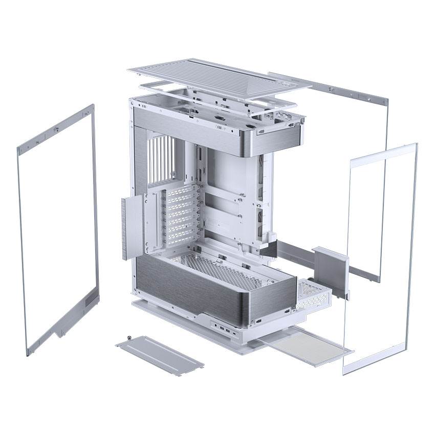 Vỏ Case PHANTEKS Evolv X2 Tempered Glass, DRGB, Satin WHITE (ATX/MID TOWER/ MÀU TRẮNG)