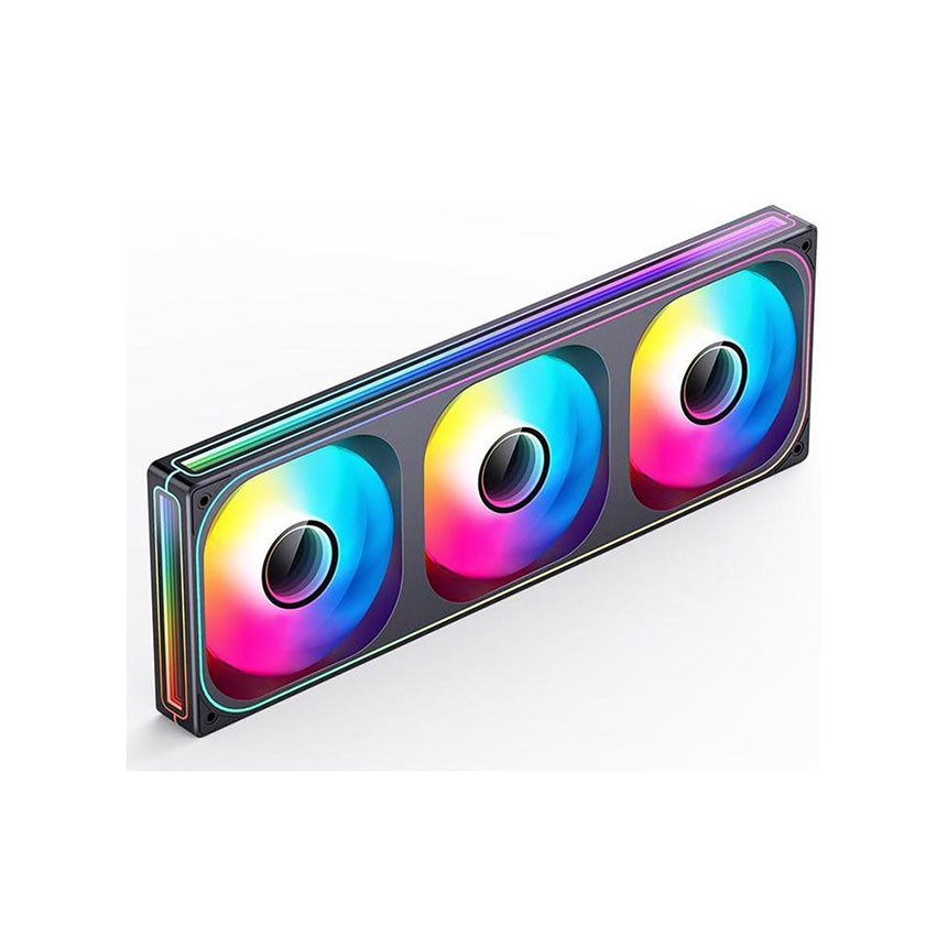 Fan Case Jonsbo ZB-360BR BLACK (Cánh ngược)
