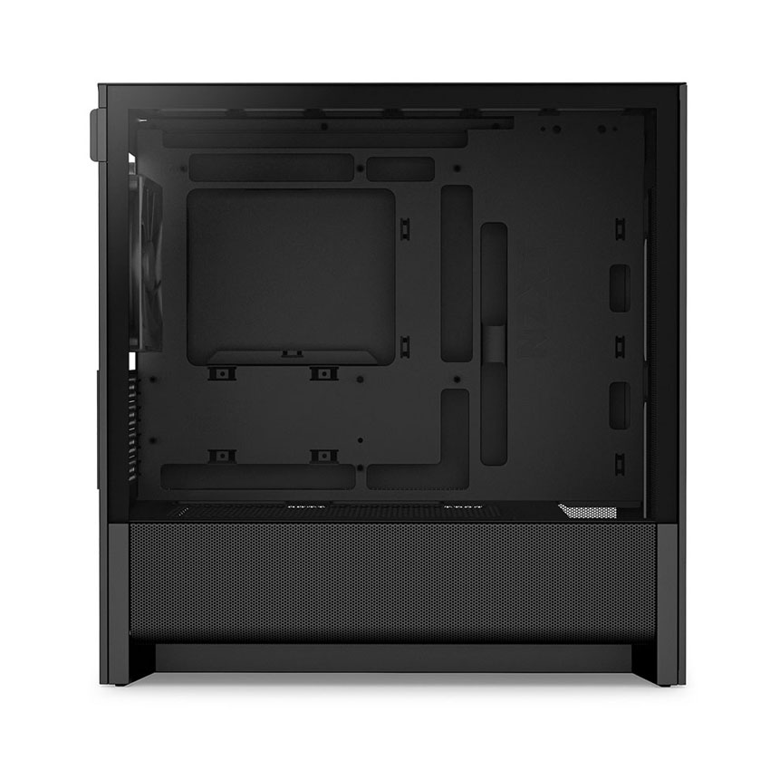 Vỏ máy tính NZXT H3 FLOW ALL BLACK (MÀU ĐEN/ ATX/ MID TOWER/ 1 FAN)