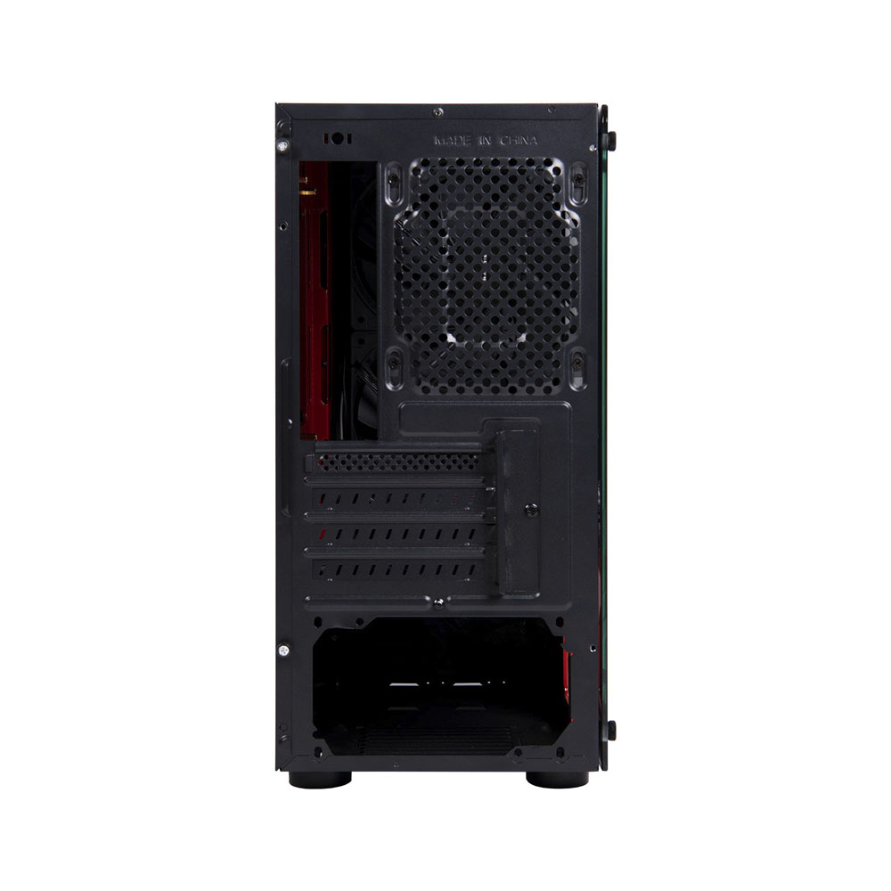 Vỏ máy tính (Case) MIK Nexus M - Black/Red (Hỗ trợ Main ITX, mATX)