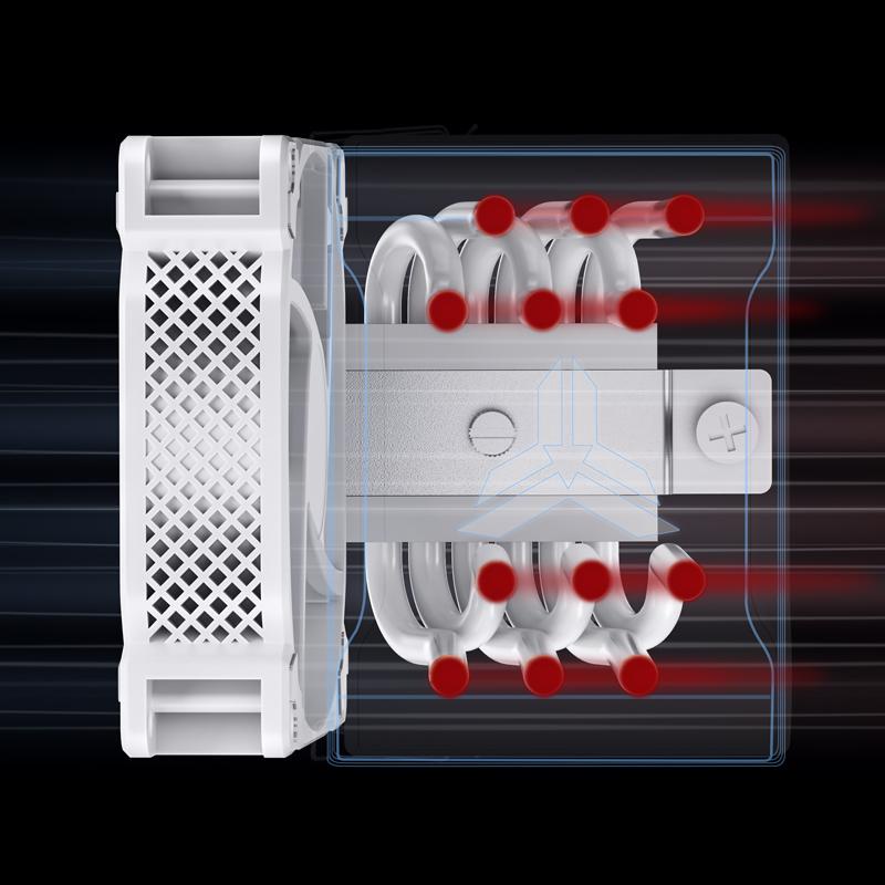Tản nhiệt khí JONSBO HX6210 White
