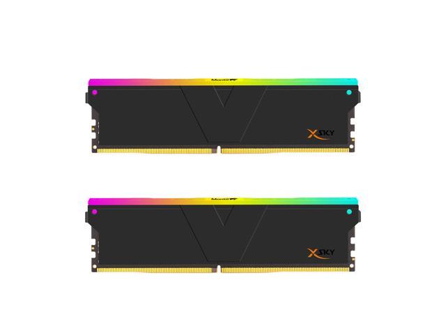 RAM DESKTOP V-COLOR MANTA XSKY RGB (BLACK) DDR5 32GB (16GBx2) BUS 6000 - TMXSL1660836KWK