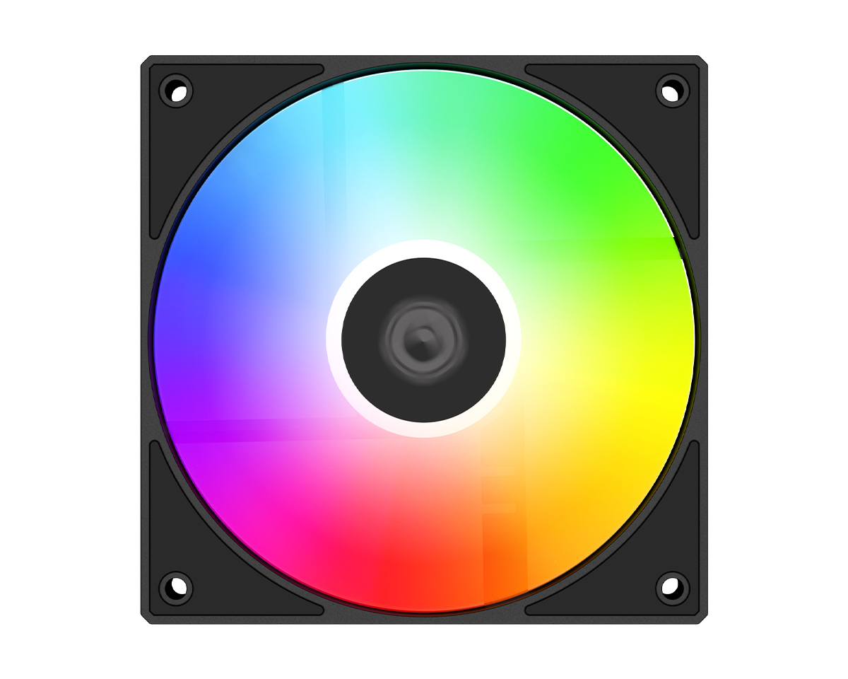 QUẠT TẢN NHIỆT ID-COOLING AS-120-ARGB-K (MÀU ĐEN/ LED ARGB)