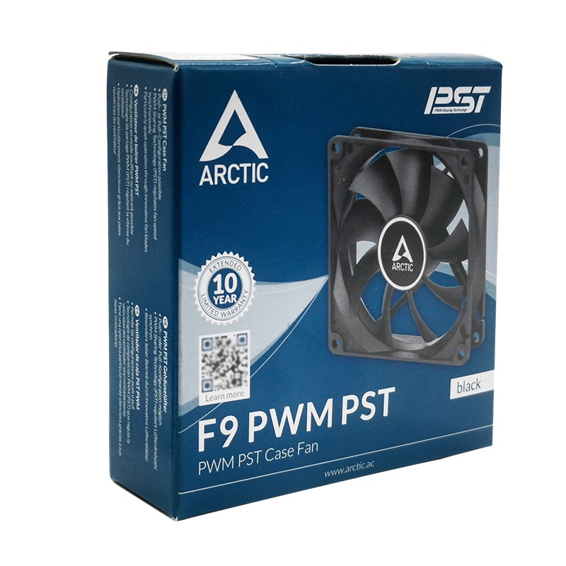Quạt tản nhiệt ARCTIC F9 PWM PST (Black)