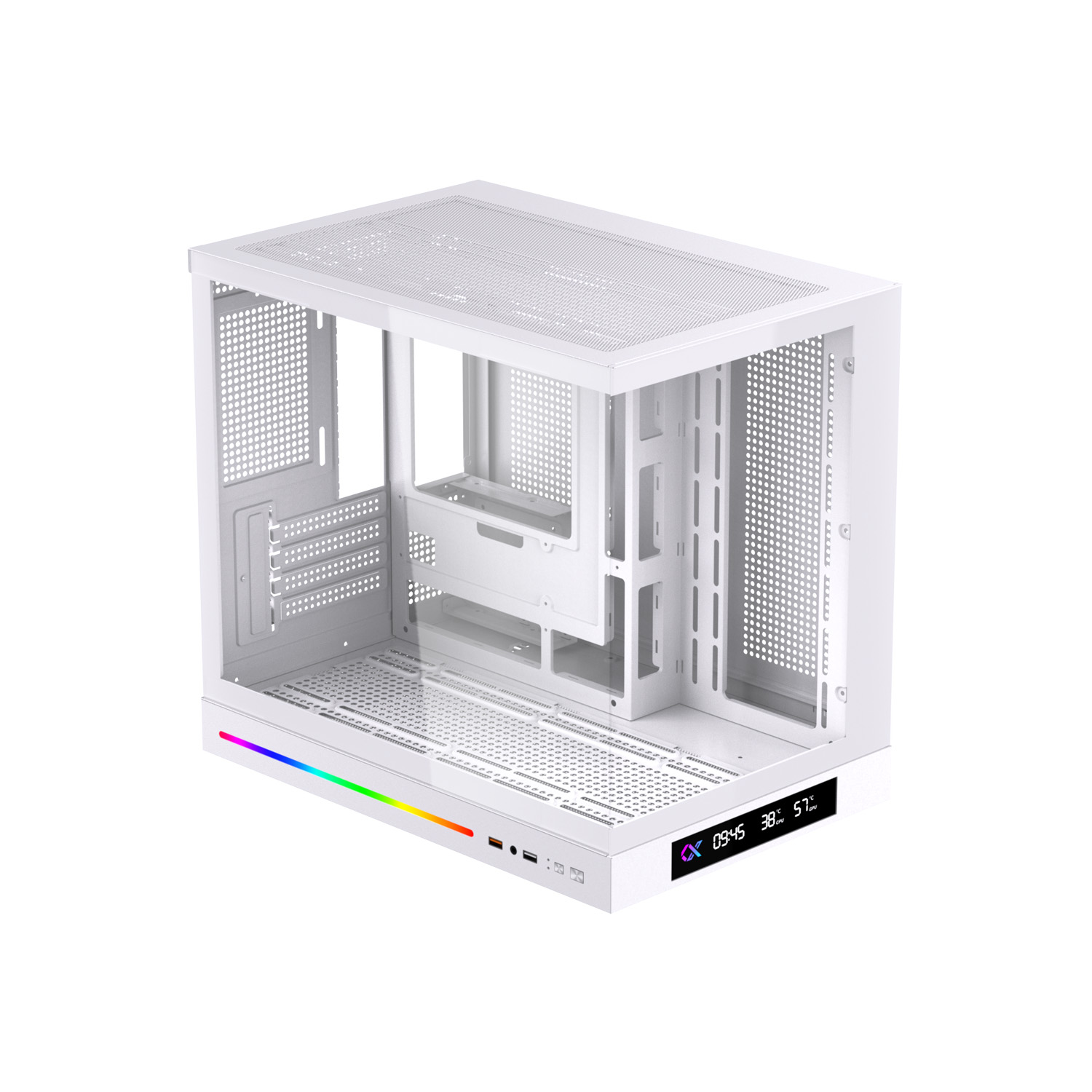 VỎ CASE MÁY XIGMATEK CLOUD M DGT ARTIC (MÀU TRẮNG/ M-ATX/ KHÔNG KÈM FAN)