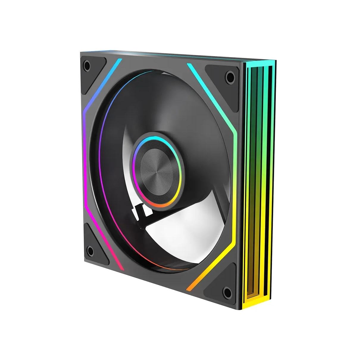 QUẠT TẢN NHIỆT JUNGLE LEOPARD PRISM 4RS ULTRA - BLACK (LED VÔ CỰC/ MÀU ĐEN)