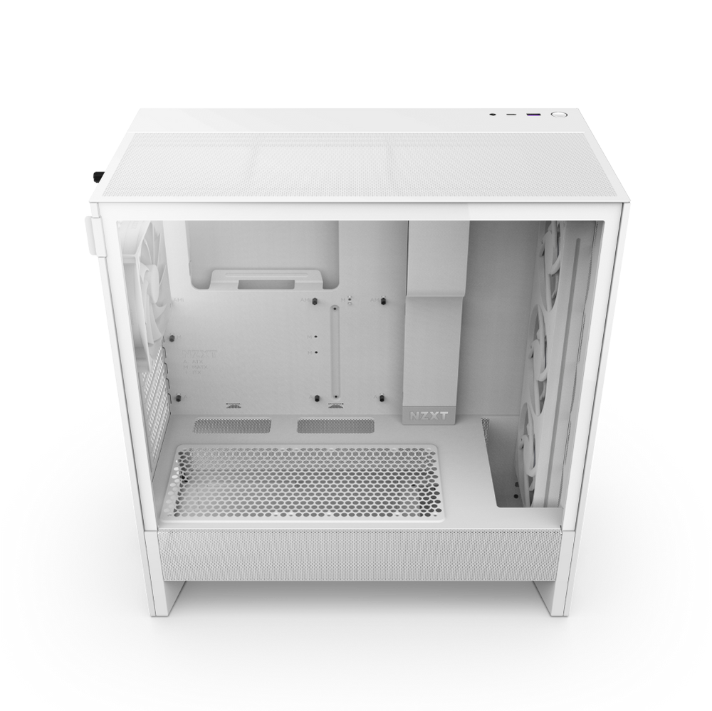 VỎ CASE NZXT H5 FLOW RGB 2024 ALL WHITE (MID TOWER/MÀU TRẮNG)