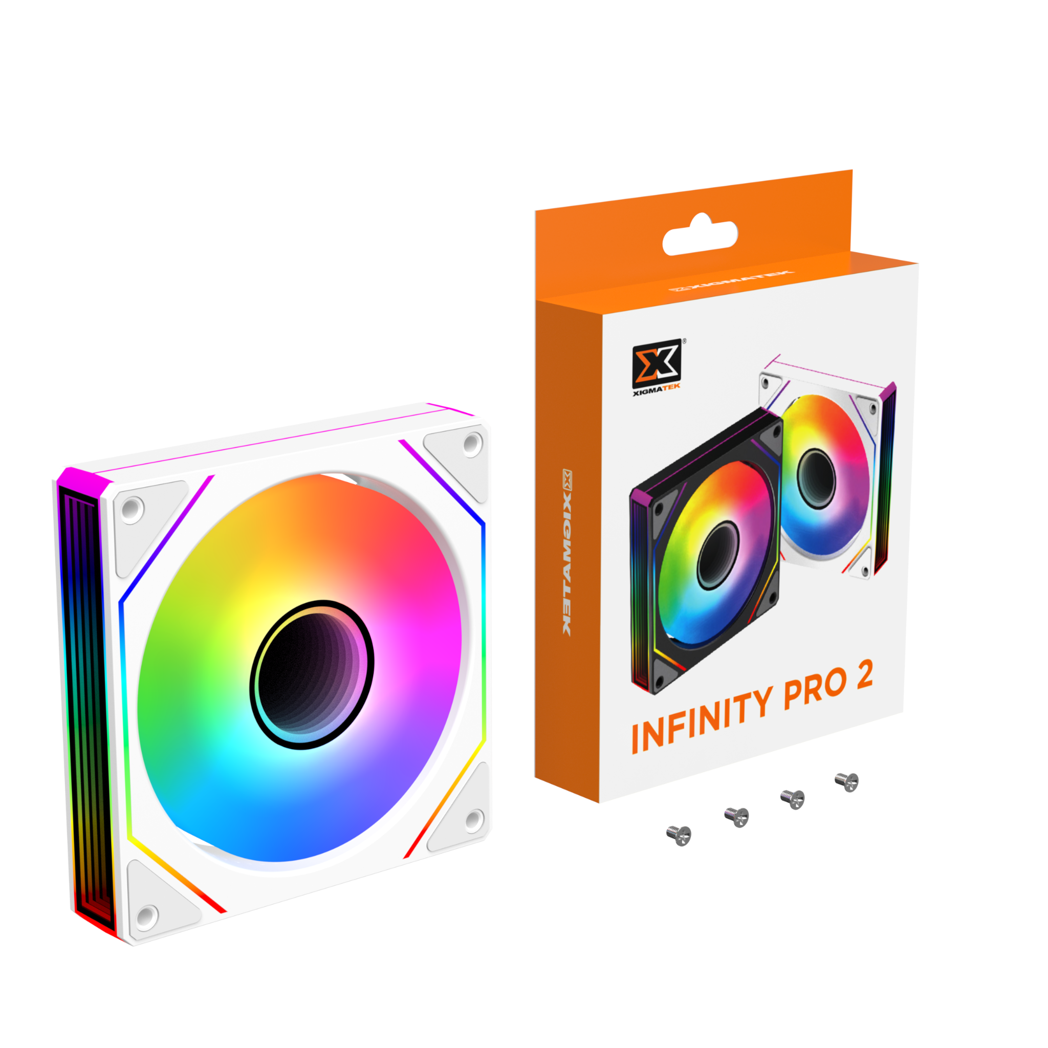 QUẠT TẢN NHIỆT XIGMATEK INFINITY PRO 2 ARCTIC (MÀU TRẮNG/ CÁNH XUÔI)