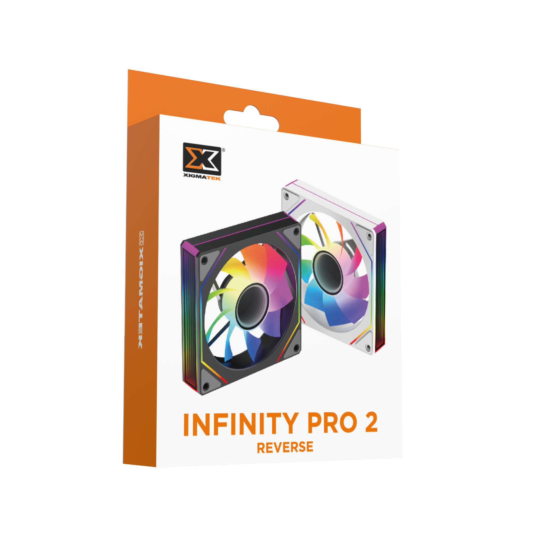 QUẠT TẢN NHIỆT XIGMATEK INFINITY PRO 2 REVERSER (MÀU ĐEN/ CÁNH NGƯỢC)