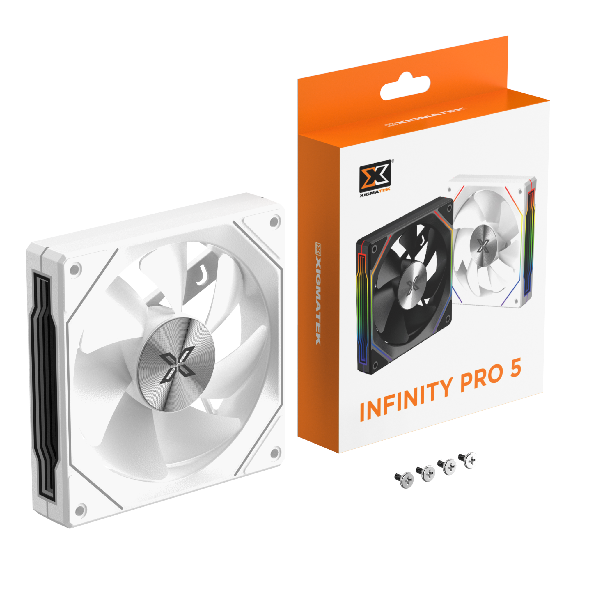 QUẠT TẢN NHIỆT XIGMATEK INFINITY PRO 5 ARCTIC (MÀU TRẮNG/ CÁNH XUÔI)