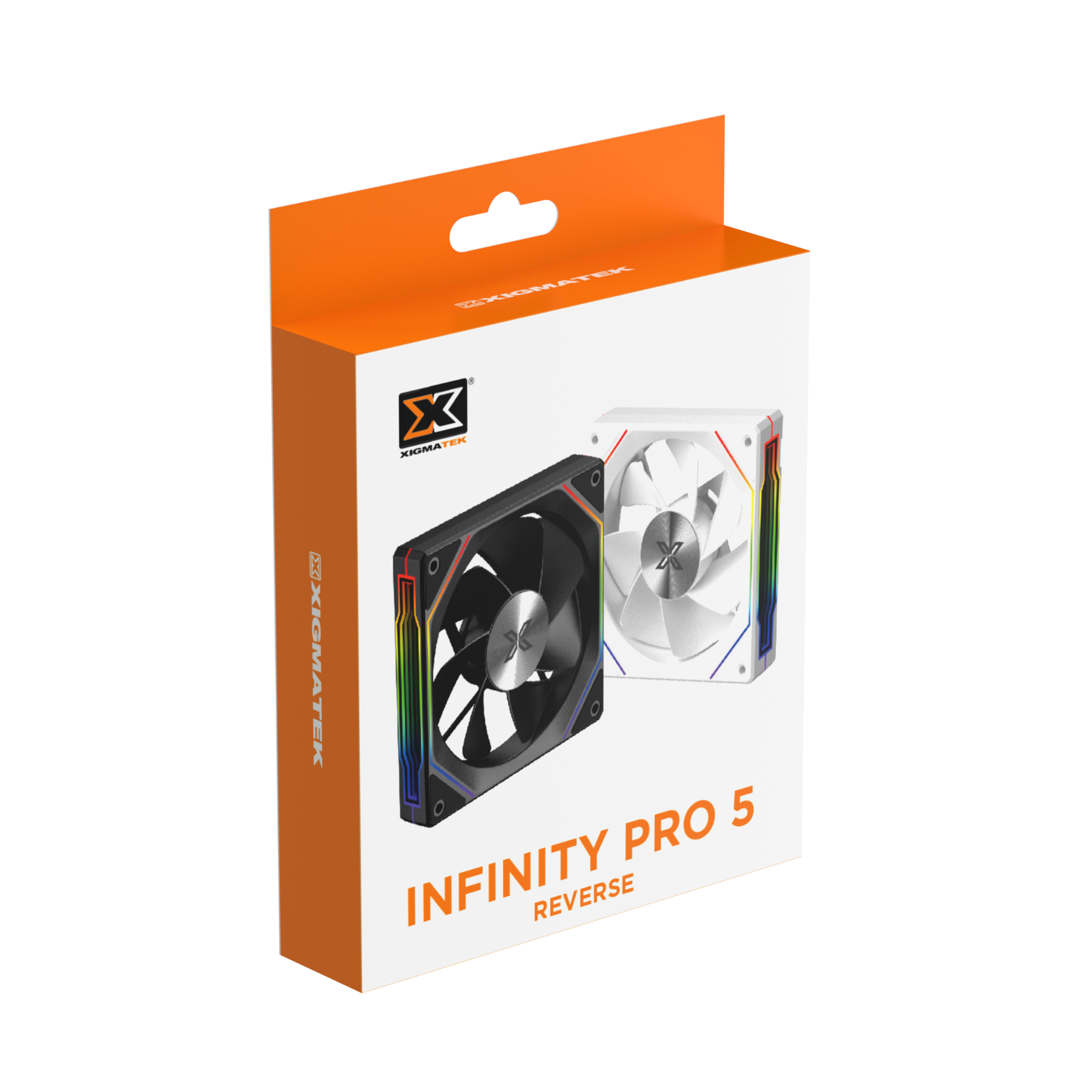 QUẠT TẢN NHIỆT XIGMATEK INFINITY PRO 5 ARCTIC REVERSE (MÀU TRẮNG/ CÁNH NGƯỢC)