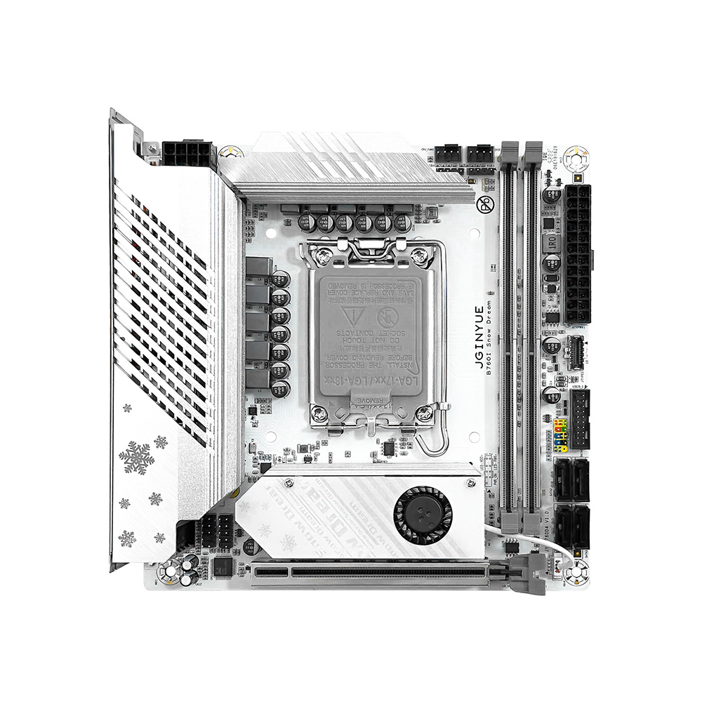 MAINBOARD JGINYUE B760I SNOW DREAM DDR4 (ITX)