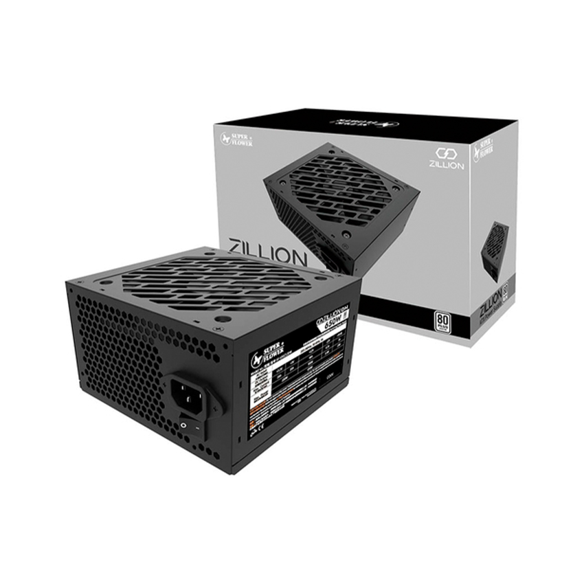 NGUỒN MÁY TÍNH SUPERFLOWER ZILLION DW 650W 80 PLUS WHITE