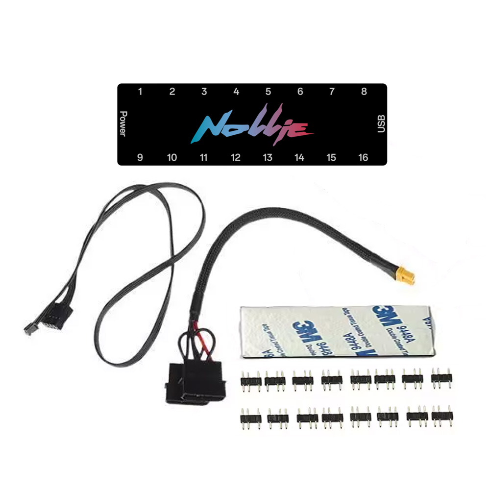 HUB NOLLIE 16 đồng bộ SIGNAL RGB (16 CỔNG KẾT NỐI)