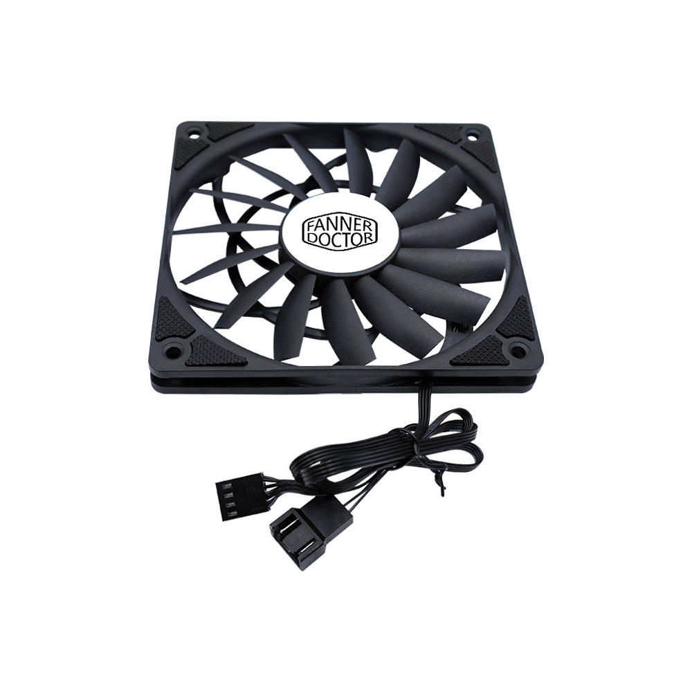 QUẠT TẢN NHIỆT SUPER SLIM FANNER MF-12012 BLACK (MÀU ĐEN/ 120MM/ MỎNG 12MM)