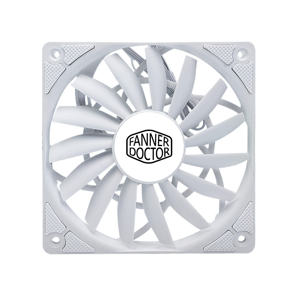 QUẠT TẢN NHIỆT SUPER SLIM FANNER MF-12012 WHITE (MÀU TRẮNG/ 120MM/ MỎNG 12MM)