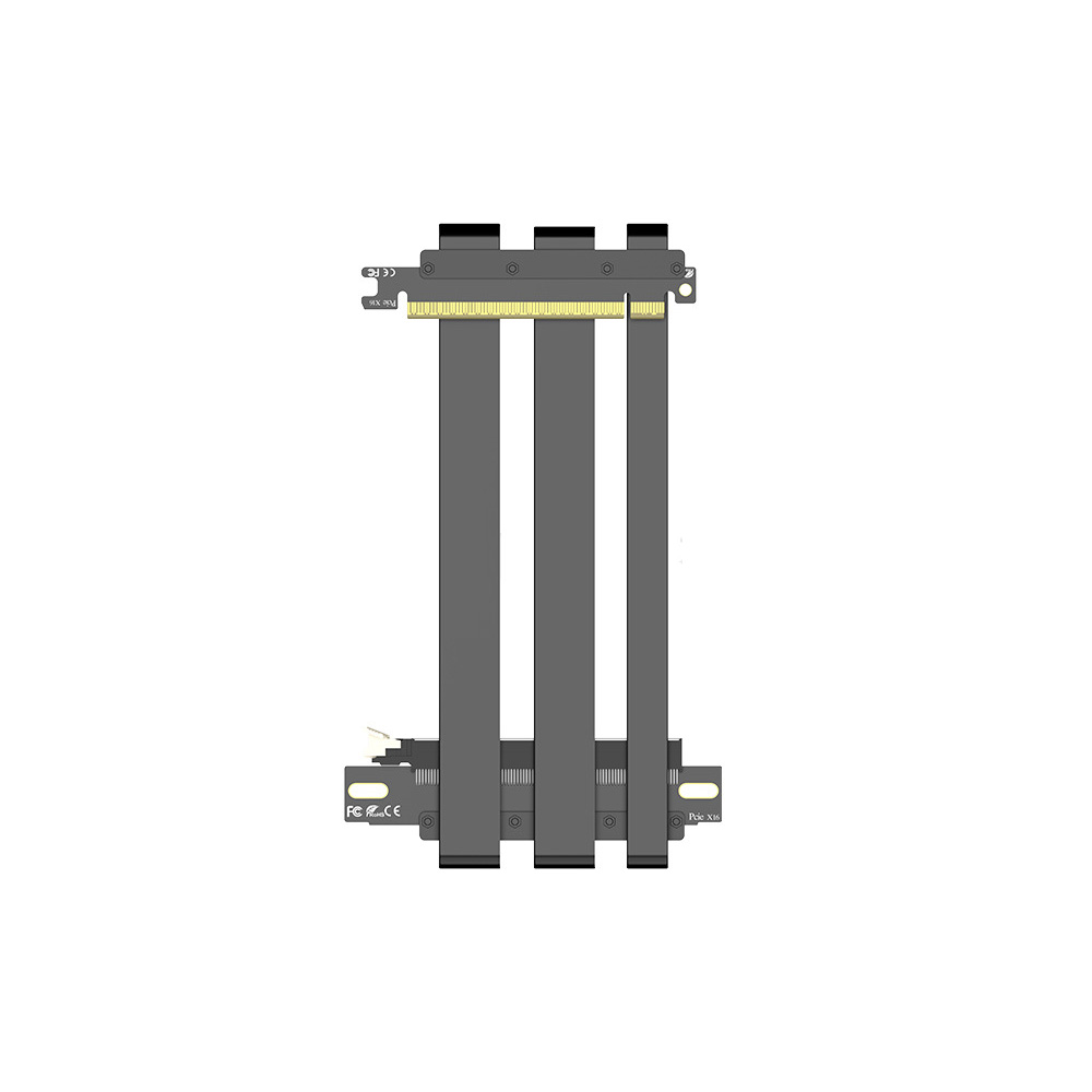 RISER SHK 5.0 - PCIE x16 CHO CASE iTX (20CM/ MÀU ĐEN)